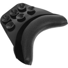Nackenkissen aus PU-Leder für Shampoo-Schalen mit rutschfestem Saugdesign, komfortables Haarwaschkissen