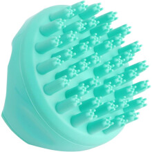 Haarmassagebürste aus Silikonmaterial für Shampoo und Kopfhautmassage, geeignet für den Salongebrauch und für Zuhause/Badezimmer