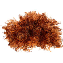 Pequena peruca enrocada Cabelo curto Afro sintético para mulheres Mulheres peruca de cabelo enrocado africano cabeça cheia parece casual leve