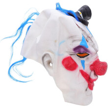 Gruselige Clownmaske, leichte Latexmaske für Karneval und Partys