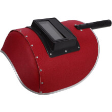 Handheld Welding Mask Welding Shield with Vulcanized Fibre Paper and Wood Material for Men