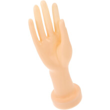 Handpuppen-Displaymodell mit Sockel für Ringe und Armbänder, hautfarbener Schmuckhalter, Handskulptur