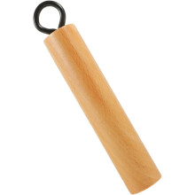 Afneembare potgreep met ergonomisch ontwerp, gemaakt van hout en ijzer.