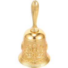 Vintage-Handglocke mit komfortablem Griff und verschleißfestem Kupfermaterial