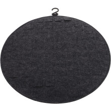 Draagbare vilten sieradenorganizer voor broches en kleine voorwerpen, multifunctionele tas voor het presenteren van spelden