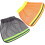 2Pcs Hard Hat Sun Shade Mesh Neck Protector with Reflective Strips, Breathable High Visibility Neck Sun Visor 1