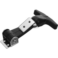 Stainless Steel Rubber Elastic Shock Absorption T-Handle Hasp Flexible Draw Latch