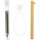 Wooden Handle Punch Needle Embroidery Tool Set 3 Interchangeable Tips 1