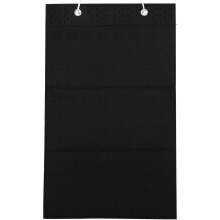 Organizator de geantă suspendată cu design negru din fetru pentru bijuterii și accesorii ușoare pentru bijuterii pentru casă