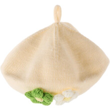 Modieuze winterbaret, schattige gebreide muts, zacht en comfortabel voor ouderen, geschikt voor koud weer, duurzaam en stijlvol ontwerp.