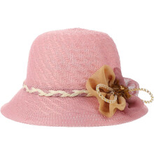 Sommerlicher Strandhut für Damen, faltbar, mit Sonnenschutzvisier, ideal für Outdoor-Aktivitäten wie Strandpicknicks, in Pink