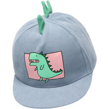 Dinosaurier-Baseballkappe, Sonnenhut, lustige Cartoon-Sommerkappe, Baseballkappe für Jungen und Mädchen, geeignet für Kinder ab 8 Jahren, blau