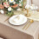 Duk i imitert lin, 152 x 283 cm, beige, 2-pakning 3