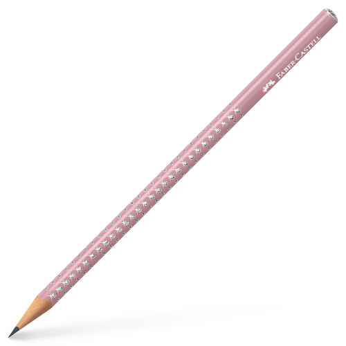 Faber-Castell Faber-Castell Sparkle Triangular Graphite Pencil B Grade Violet, Blue, Rose 6 Pack 1
