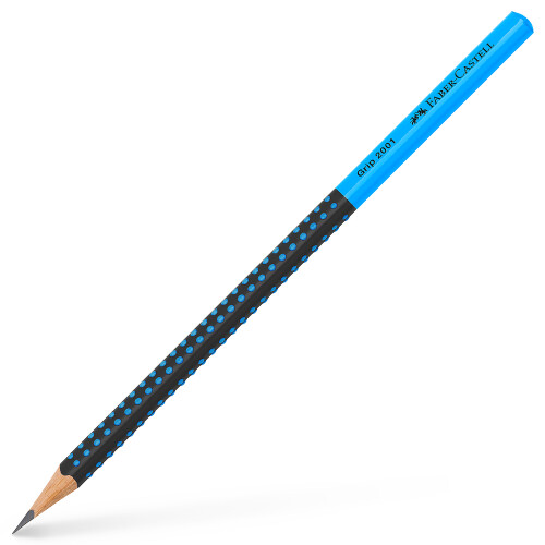 Faber-Castell Faber-Castell Grip 2001 Two-Tone Triangular Graphite Pencil HB Pack of 8 1