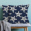 Conjunto de 2 capas de almofada azul-marinho com estrela-do-mar, 50x50cm (20x20 polegadas). 2