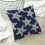 Conjunto de 2 capas de almofada azul-marinho com estrela-do-mar, 50x50cm (20x20 polegadas). 4