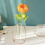 Flores artificiais de calêndula de seda com hastes, 33 cm (13 polegadas). 2