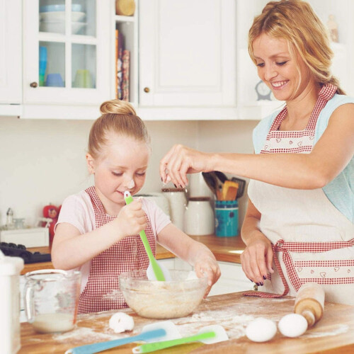 Large Pink Silicone Spatula – Heat-Resistant, Flexible, 2