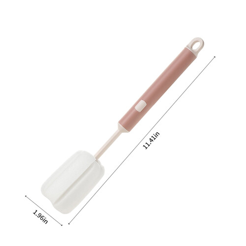 Esponja de limpieza rosa con mango largo – Cabezal desmontable, 2