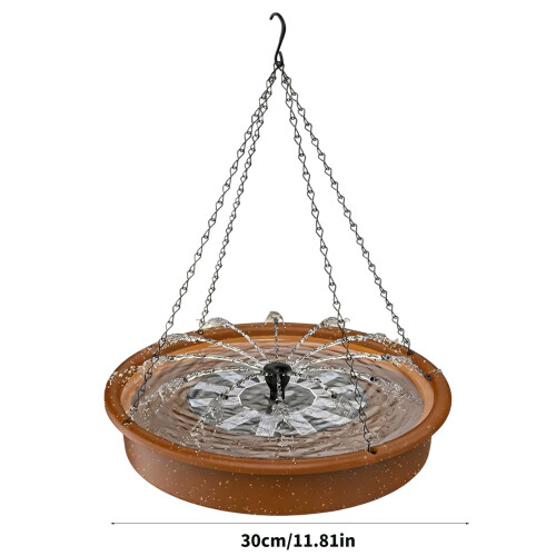 Permanent Iron Bird Bath Stand With Removable Design And Water 2