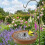 Permanent Iron Bird Bath Stand With Removable Design And Water 7