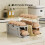 Plastic ellipsoidal Container For Refrigerator Holds 15 To 17-1 5