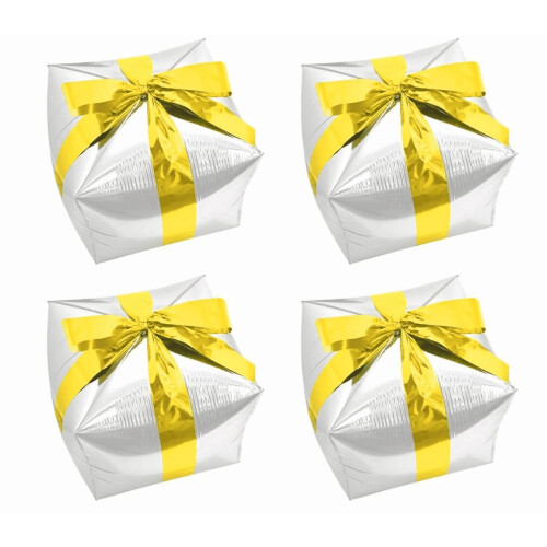 Aluminiumfolien-Geschenkbox-Luftballons, 4er-Pack 1