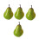 25-Pack Green Foam Pear Models for Display & Decoration 4