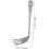 2sets Angular Alimentação utensílios garfo ergonômico leve e colher para -feeding 2