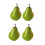 25-Pack Green Foam Pear Models for Display & Decoration 5