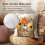 Conjunto de 2 capas de almofada decorativas para o outono, 45x45 cm (18x18 polegadas) 5