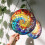 Pièce d'art de fabricant de verre coloré-25CM 12 6