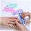 4pcs Flexible Bristles Nail Cleaning Tool Multi-function Brush for Hand Toes Scrubbing 3