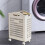 Folding Hanging Laundry Basket, Mesh Hamper, 36.5x19.5x 5