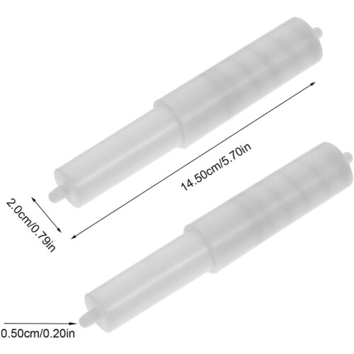 Plastic Toilet Paper Rollers Simple White Paper Box Roller Holders 4 Pcs Practical Tissue Box Shafts 1