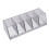 Transparant acryl make-up organizerbakje 20x7x6,5 cm 5
