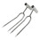 Professional Iron Hand Fork 2 Prong Root Rakes For Quick-1 pack 2