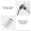 High Strength Iron Handheld 2 Prong Digging Fork Rakes-1 pack 7