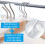 10er-Packung transparente PEVA-Schulterprotektoren 3