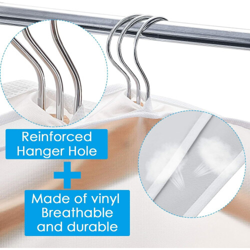 10er-Packung transparente PEVA-Schulterprotektoren 2