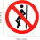 5pcs Removable No Leaning on Sign Stickers Safety Warning Decals Workshop Safety Labels Practical 2