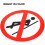 5pcs Removable No Leaning on Sign Stickers Safety Warning Decals Workshop Safety Labels Practical 8