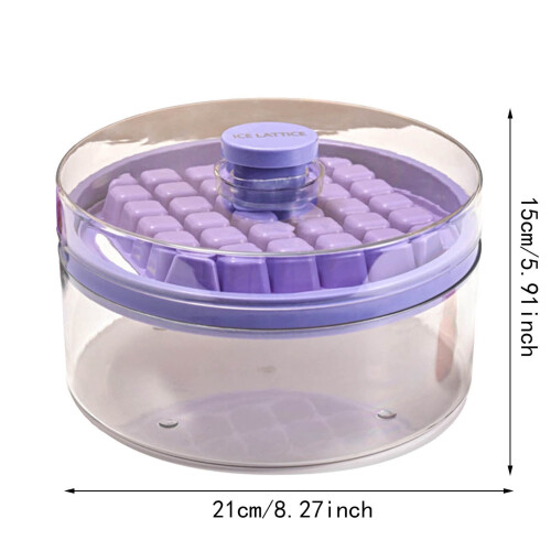 Forma de gelo de silicone com sistema de liberação rápida, 2 camadas. 2
