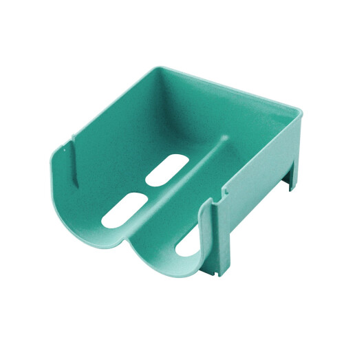 Stackable Fridge Bottle Bin - Plastic Drink Organizer (Blue) 1