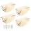 Brushed Gold Cabinet Pulls 2.5" Center-to-Center 4 pcs 3