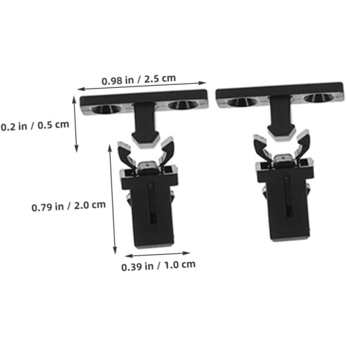50set Spring Lock Automatic Locking Lid Clip Hardware Clip Clasp Buckles for Trash Can Bin Latch Lock Replacement 1