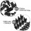 50set Spring Lock Automatic Locking Lid Clip Hardware Clip Clasp Buckles for Trash Can Bin Latch Lock Replacement 3