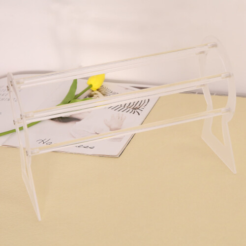 Transparenter Acryl-Stirnbandhalter 30 x 20 cm 2