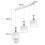 Industrial Retro Pendant Light White E27 Cage 39 inch Chain 5